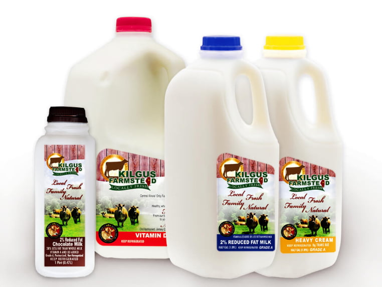 kilgus milk in jugs