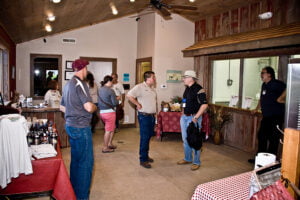 tour group in our country store
